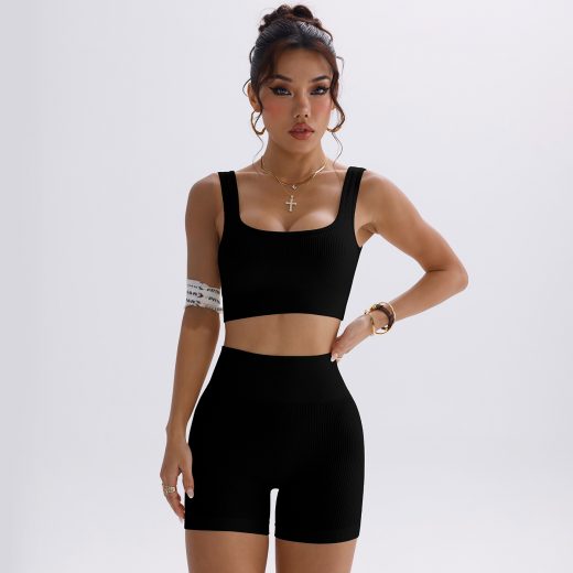 Ribbed Seamless Yoga Set / ZJ-TAG333